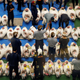 The first tuna auction underway at Toyosu.